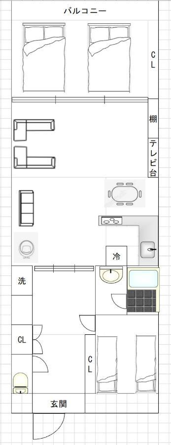 Higobashi Afp Apartment 오사카 외부 사진